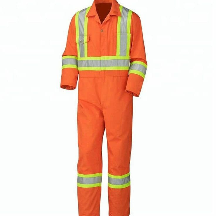 High-Visibility Industrial Coverall